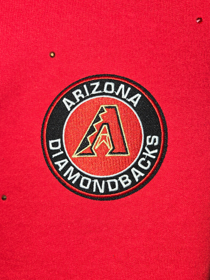 Arizona Diamondbacks Crop Zip-Up Sweatshirt - Medium