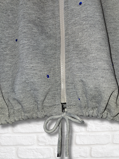 Los Angeles Dodgers Crop Zip-Up Sweatshirt - L/XL