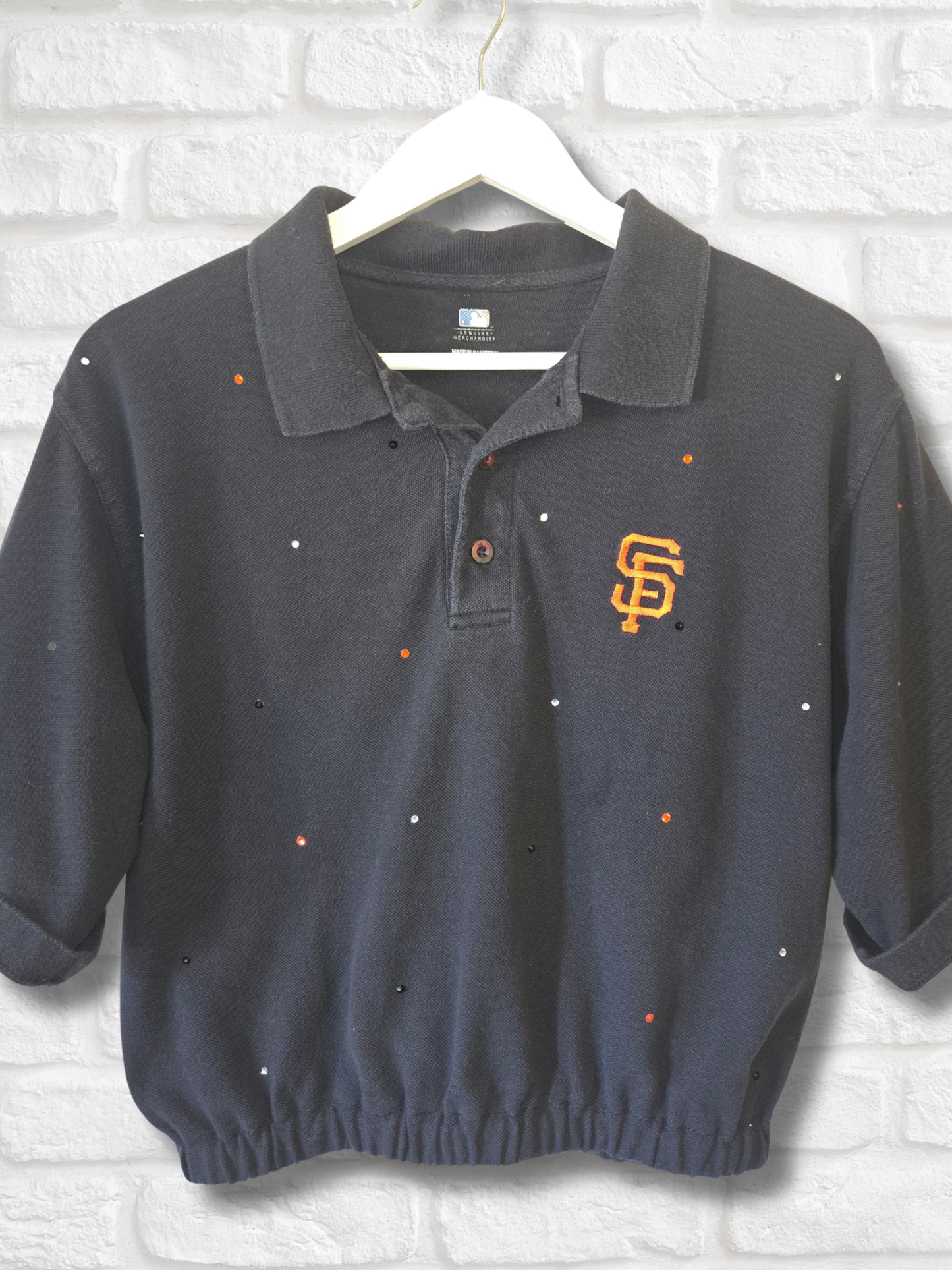 San Francisco Giants Crop Polo- Large