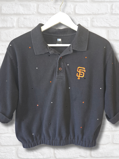 San Francisco Giants Crop Polo- Large