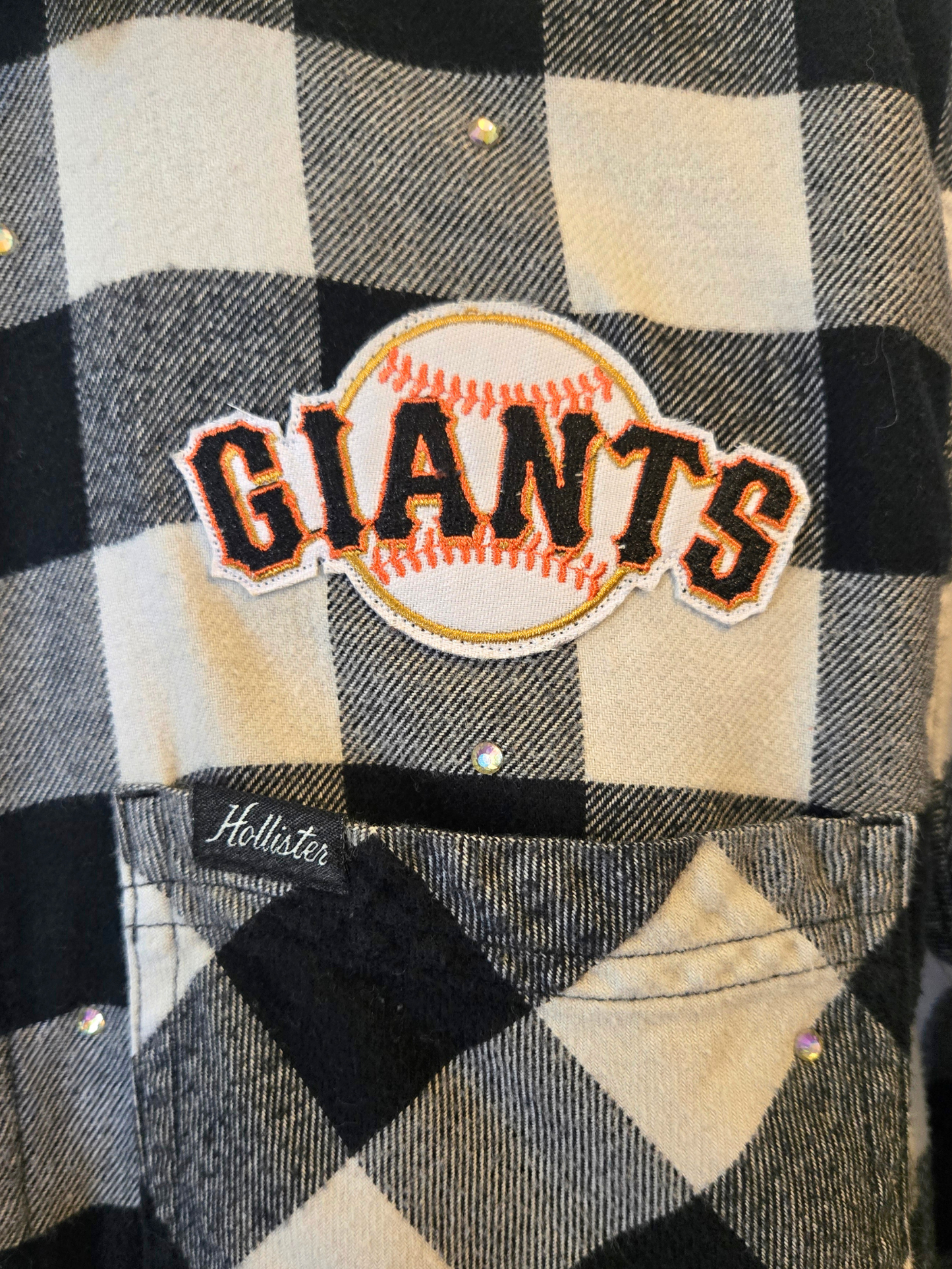 Giants HK Crop Flannel