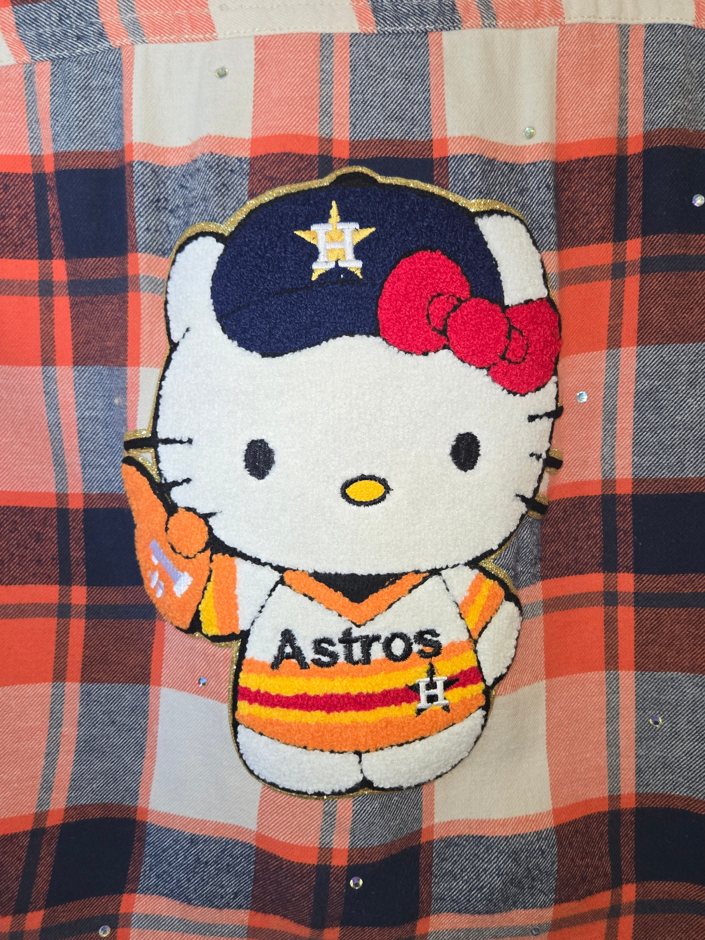 Astros HK Crop Flannel