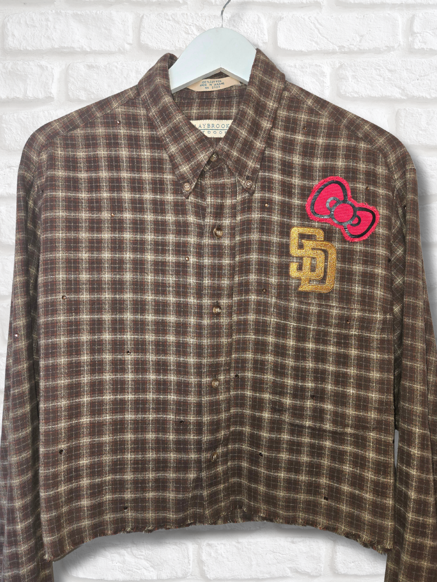 San Diego Padres HK Crop Flannel- XL