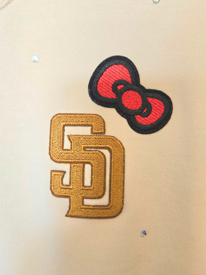 San Diego Padres HK Crop Zip-Up Sweatshirt