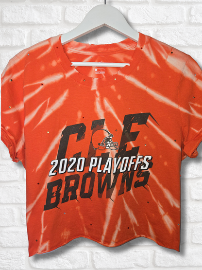 Cleveland Browns Crop Top- M/L