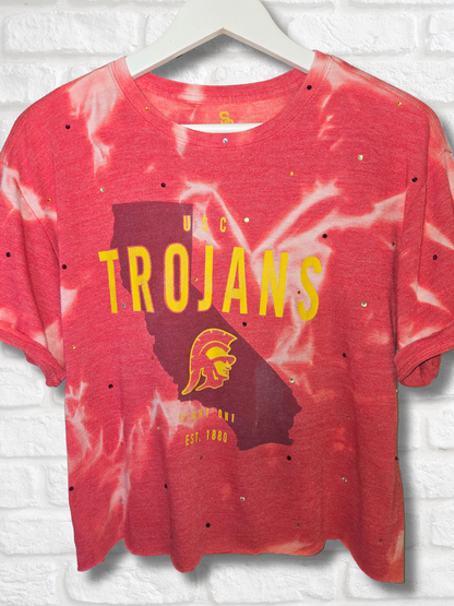 USC Trojans Crop Top- XL