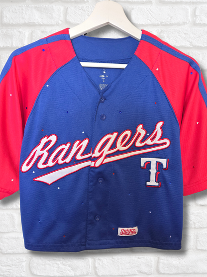 Texas Rangers Crop Jersey - Small