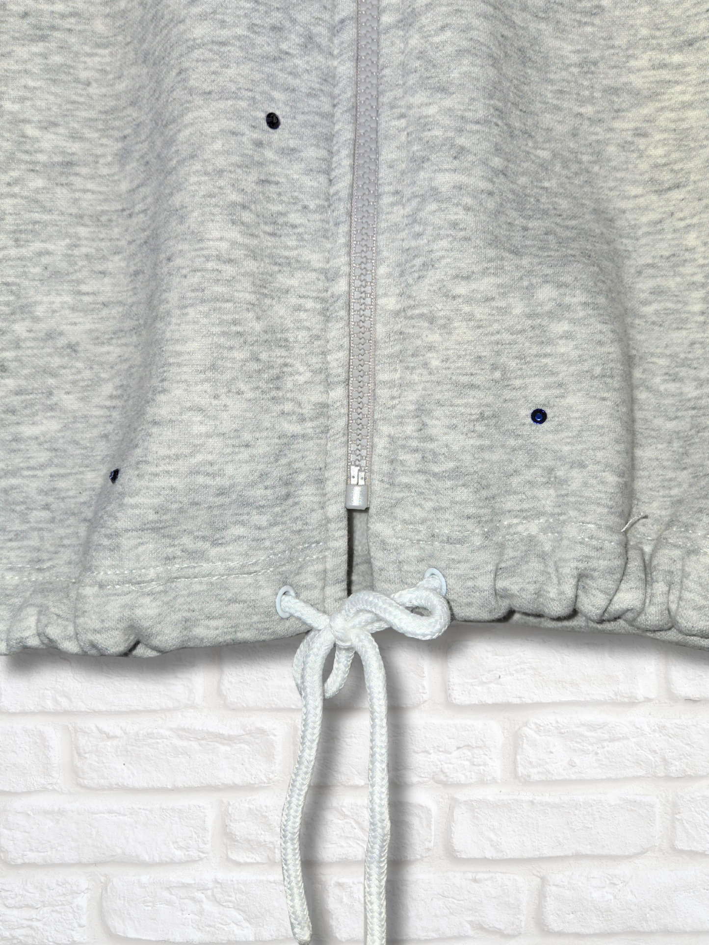 Dallas Cowboys Crop Zip-Up Sweatshirt- Medium