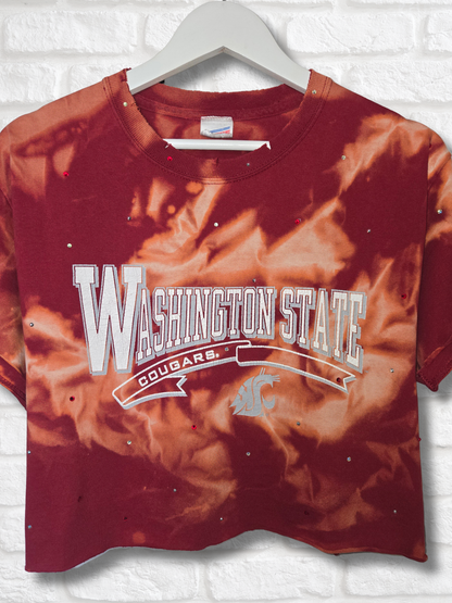Washington State Cougars Crop Top- Large