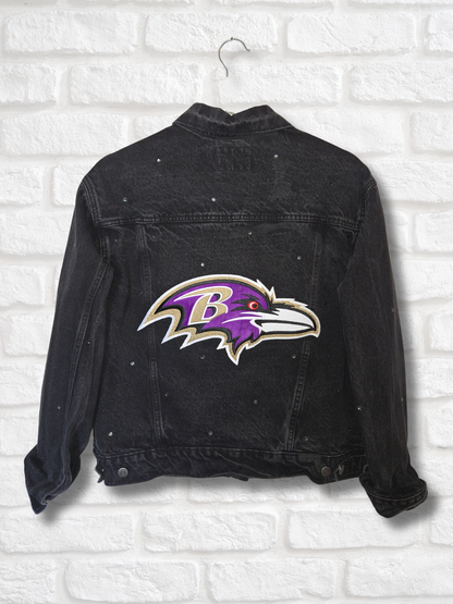 Baltimore Ravens Denim Jacket- Large
