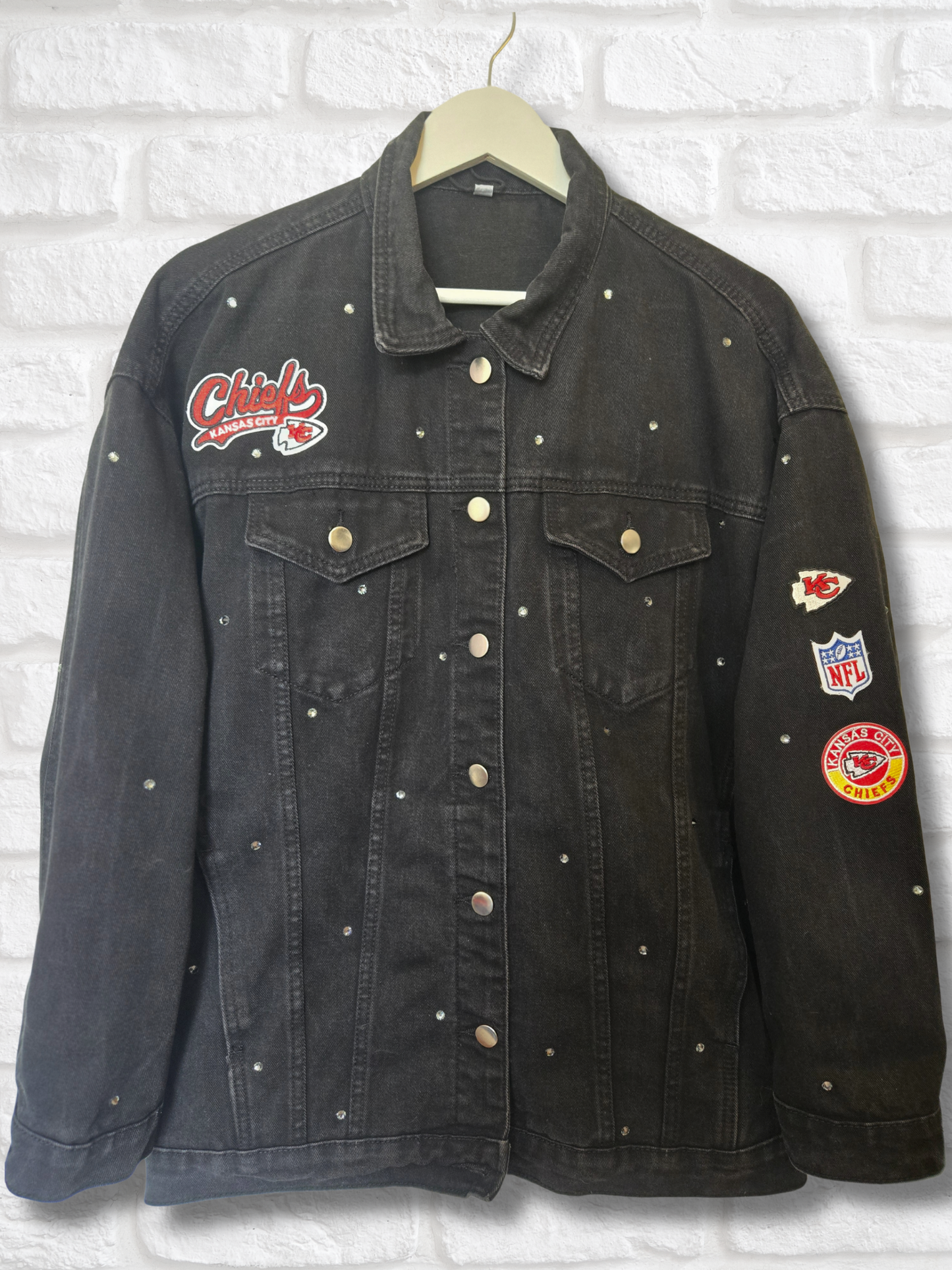 Kansas City Chiefs Oversized Denim Jacket