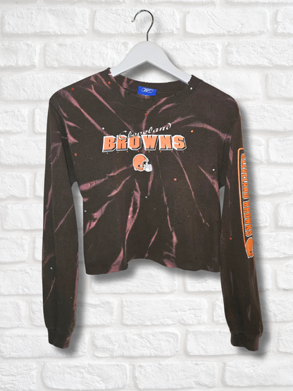 Cleveland Browns Crop Top- Small