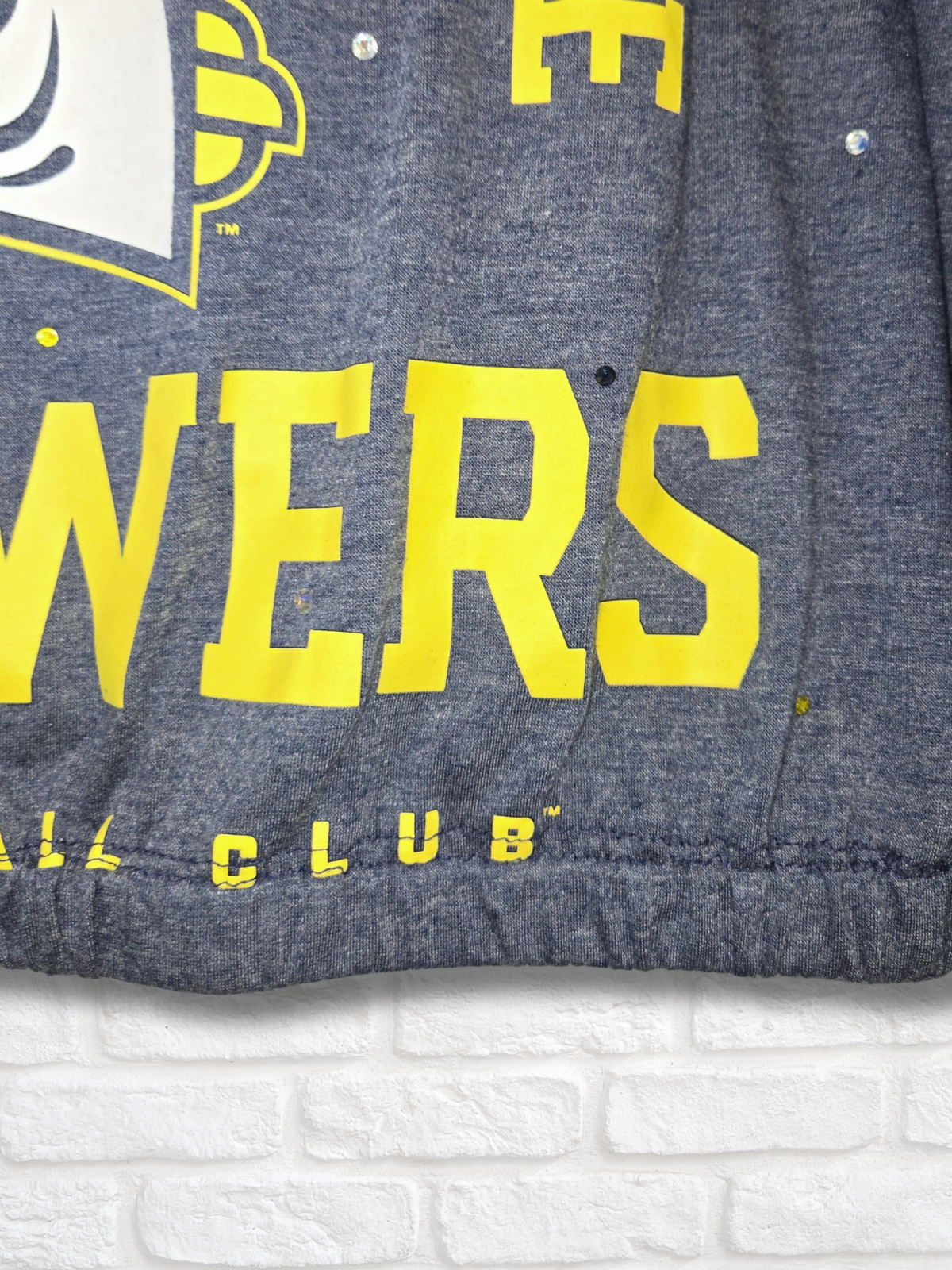 Milwaukee Brewers Crop Pullover- Medium