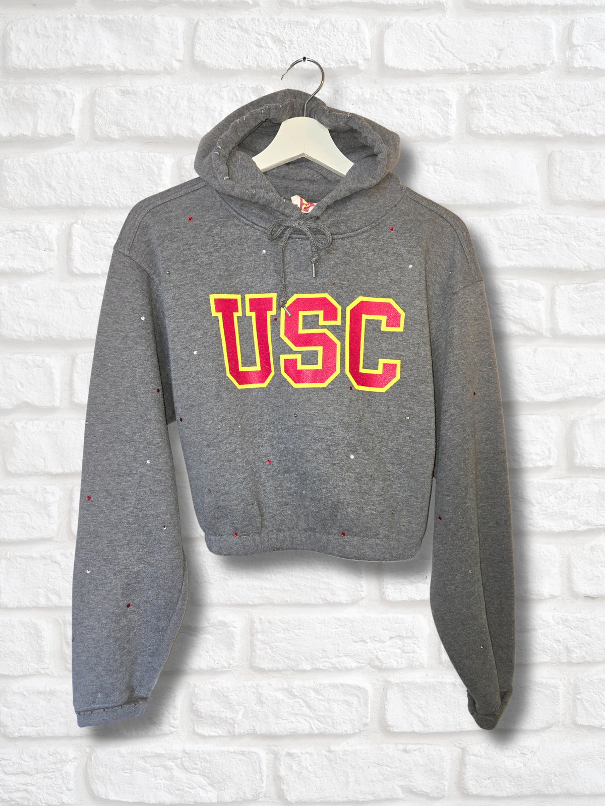 USC Trojans Crop Hoodie- Large