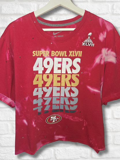 San Francisco 49ers Crop Top- XL