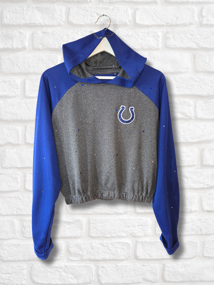 Indianapolis Colts Banded Bottom Crop Top