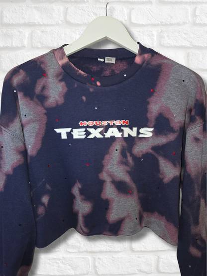 Houston Texans Crop Sweatshirt