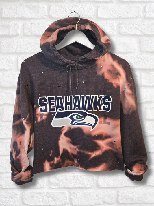 Seattle Seahawks Crop Hoodie