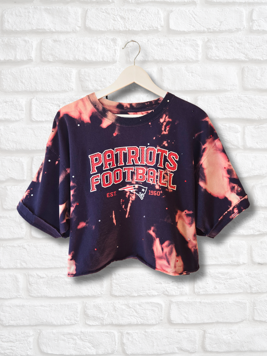 New England Patriots Crop Top