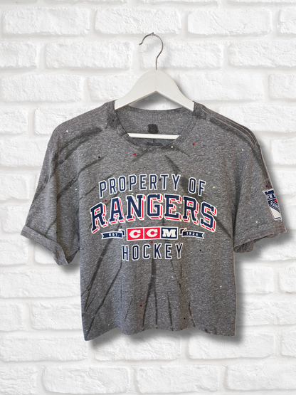 New York Rangers Crop Top