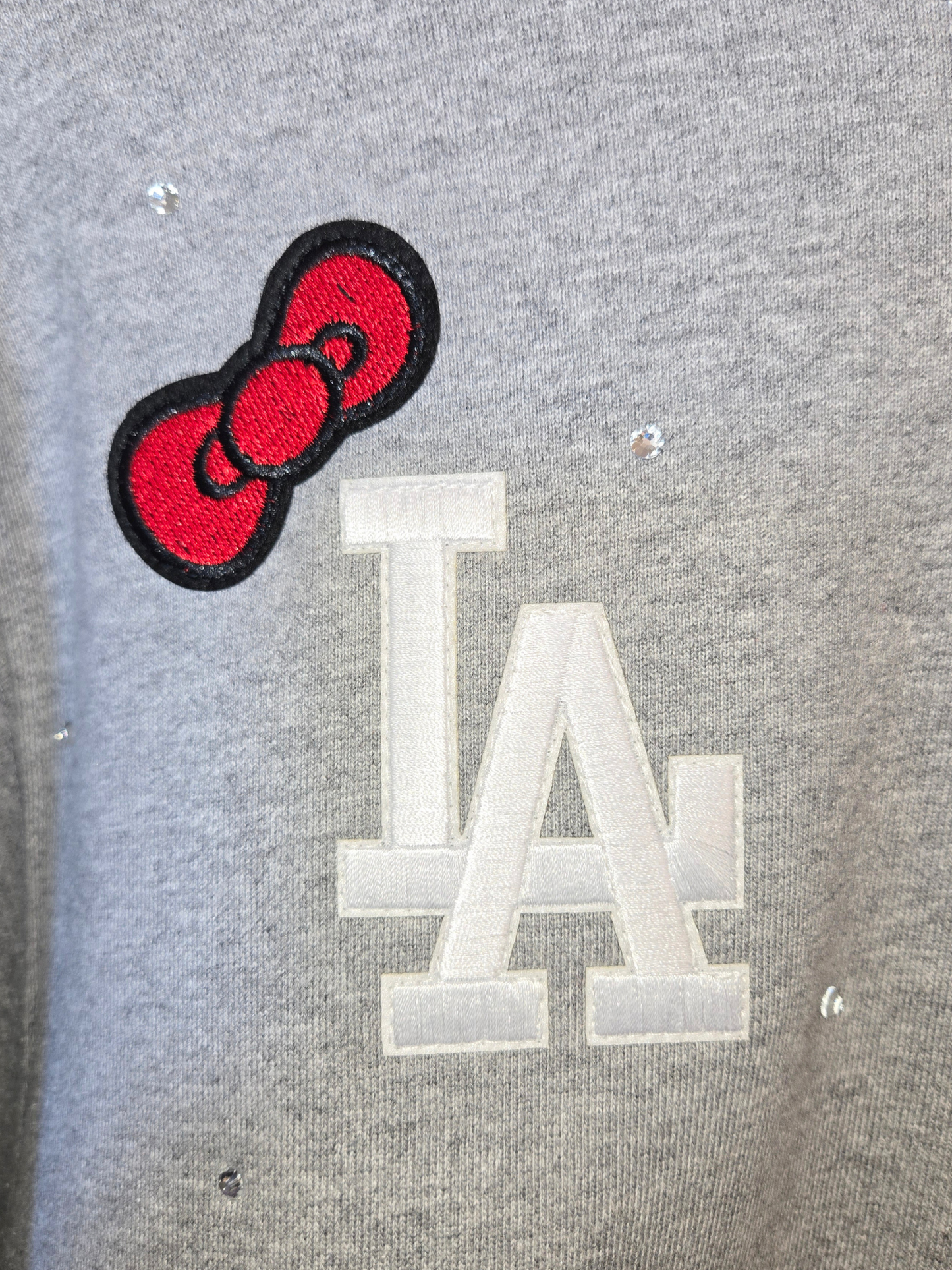 Dodgers HK Crop Zip-Up Sweatshirt