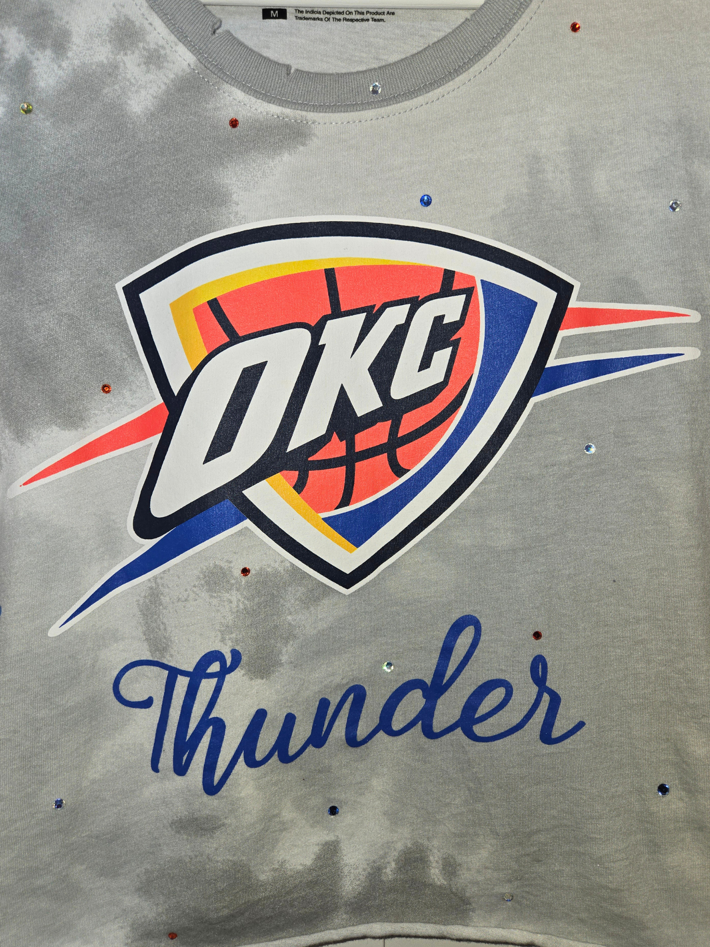 OKC Thunder Crop Top- Medium