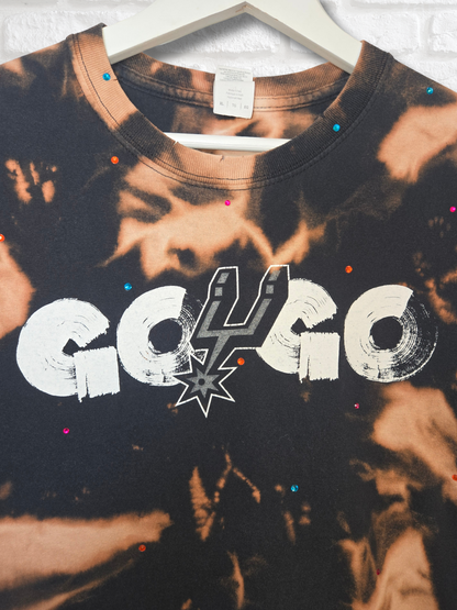 San Antonio Spurs Crop Top- XL