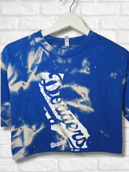 Los Angeles Dodgers Crop Top- Medium