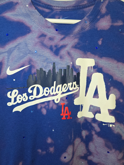 Los Angeles Dodgers Crop Top  - Large