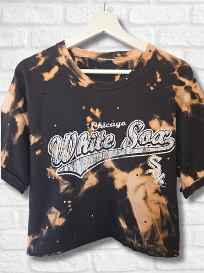 Chicago White Sox Crop Top- Large