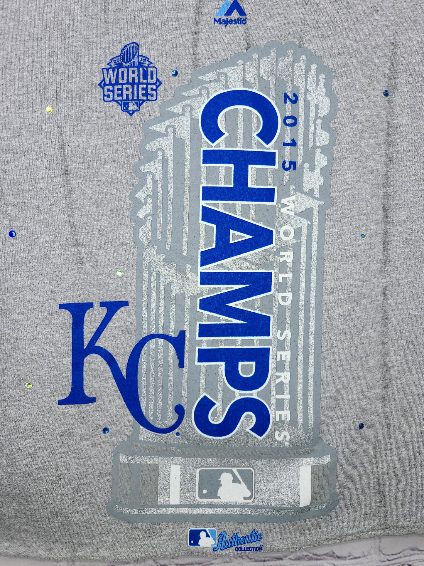 Kansas City Royals Crop Top- Small