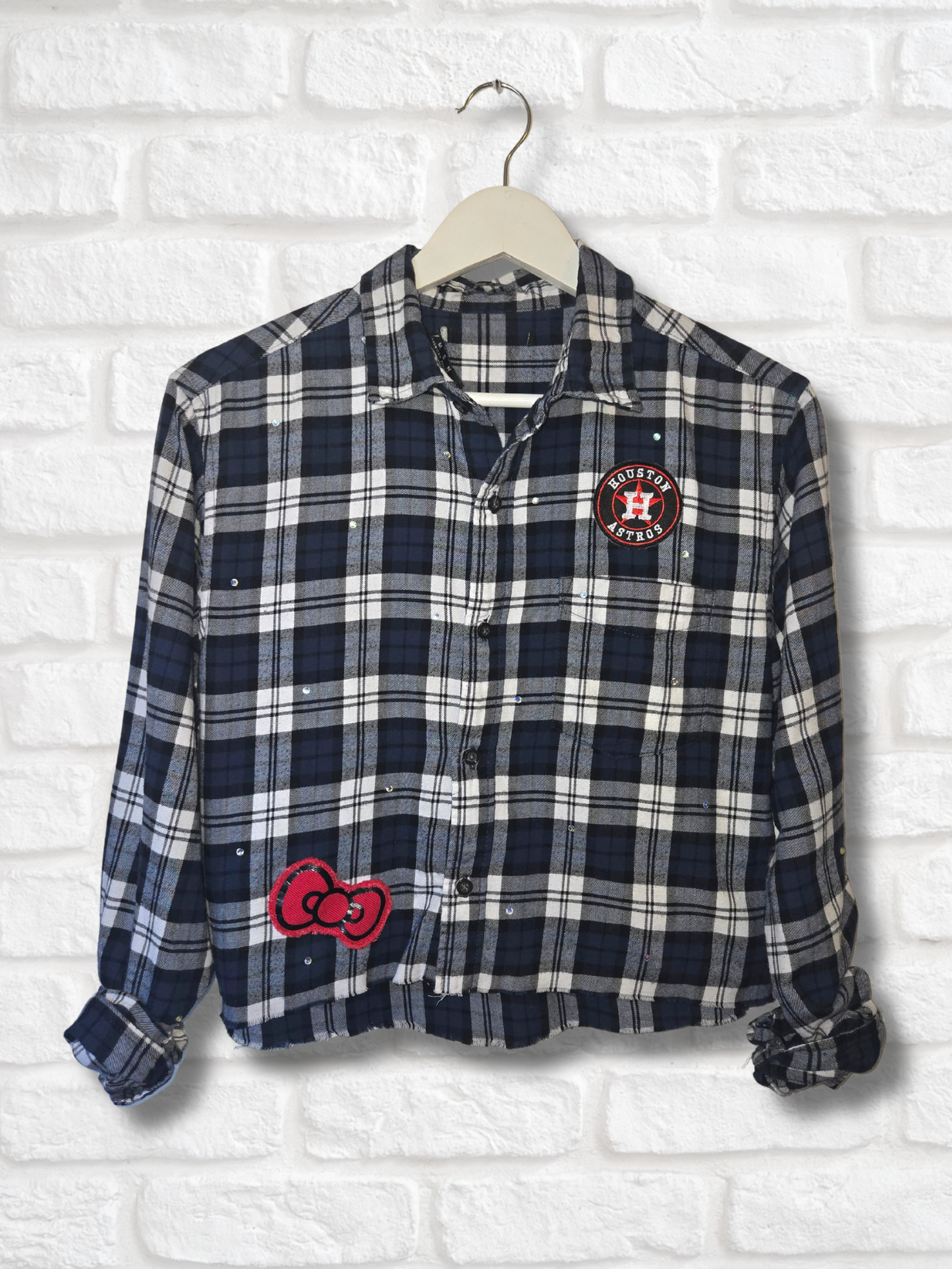 Astros HK Crop Flannel