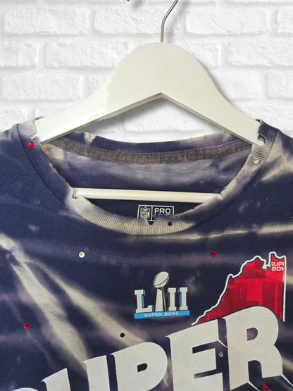 New England Patriots Crop Top- Large