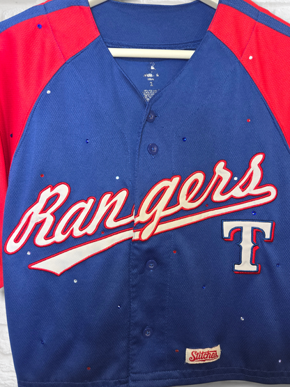 Texas Rangers Crop Jersey - Small