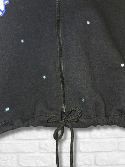 Los Angeles Rams Crop Zip-Up Sweatshirt- Medium
