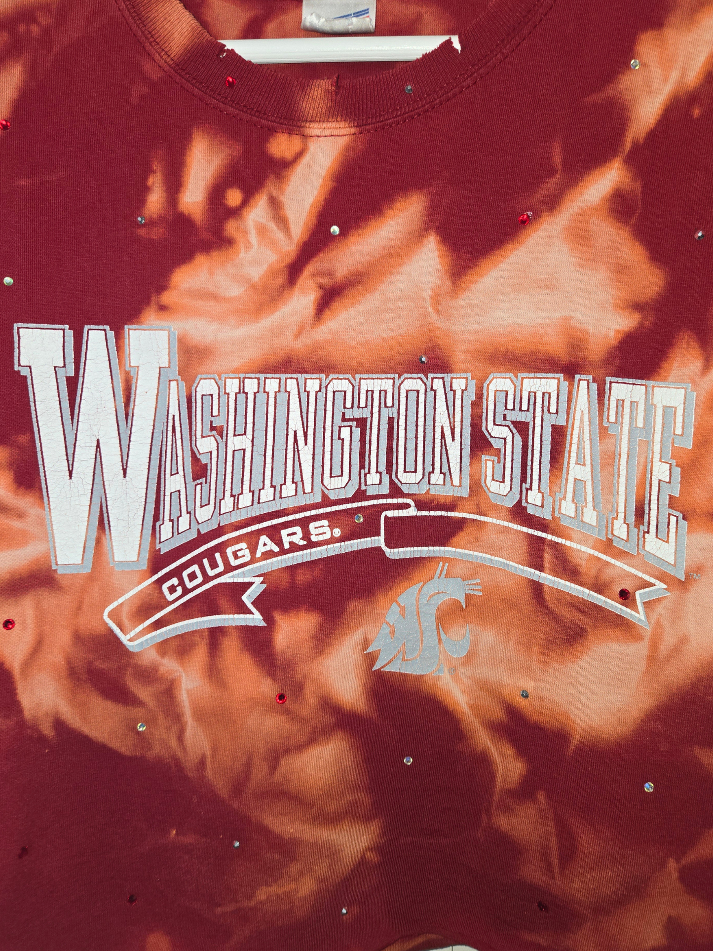 Washington State Cougars Crop Top- Large