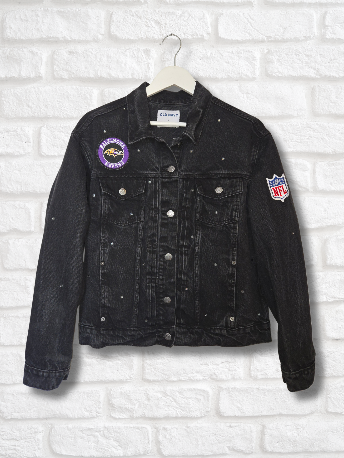 Baltimore Ravens Denim Jacket- Large