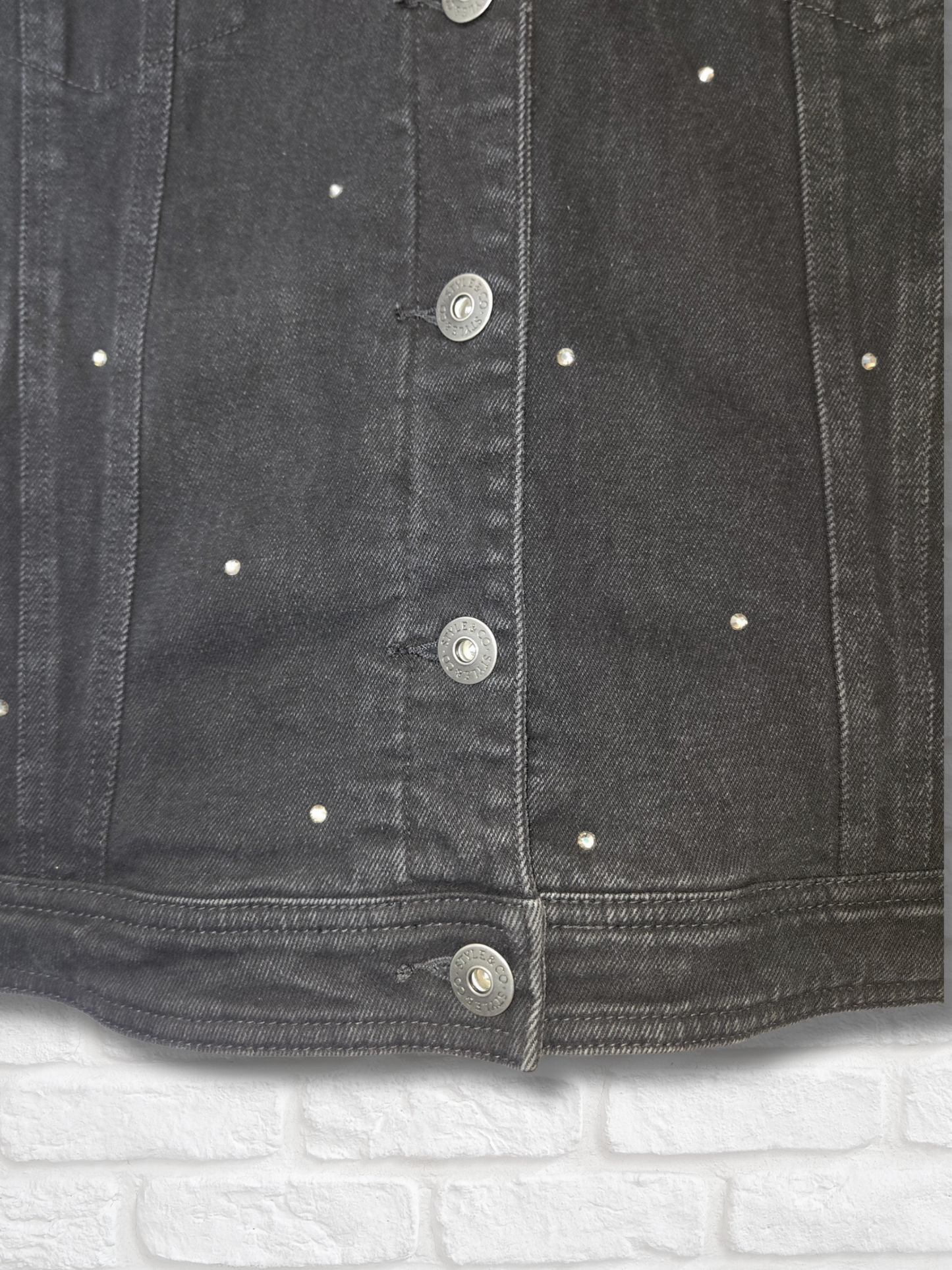 Las Vegas Raiders Oversized Denim Jacket- XL