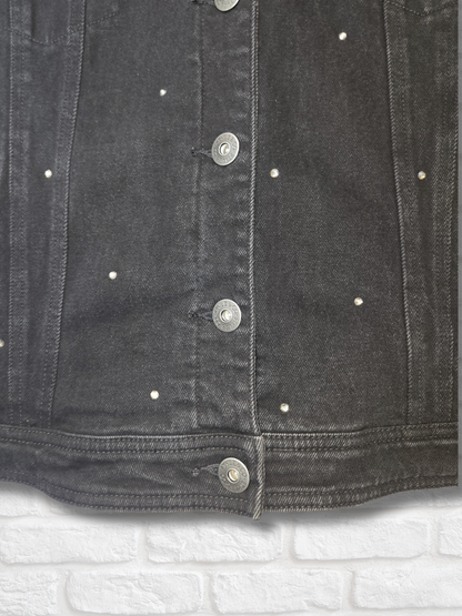 Las Vegas Raiders Oversized Denim Jacket- XL