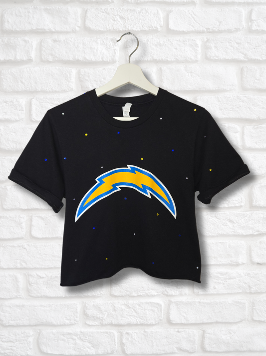 Los Angeles Chargers Crop Top- Medium