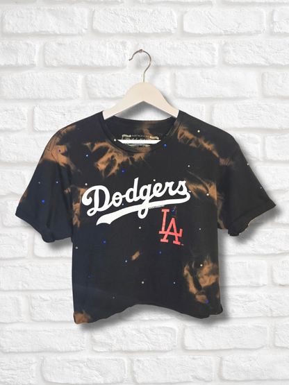 Los Angeles Dodgers Crop Top- Medium