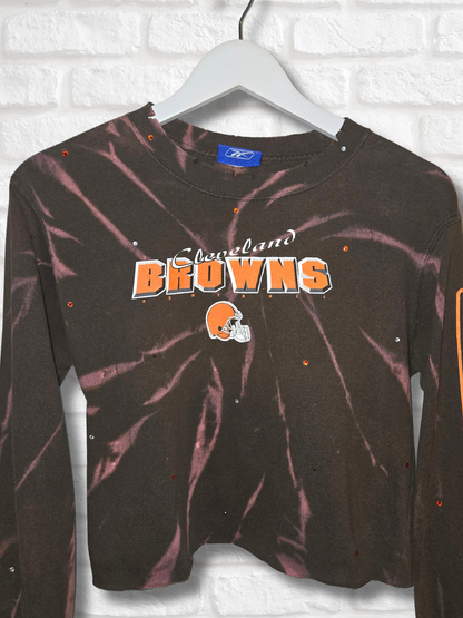 Cleveland Browns Crop Top- Small
