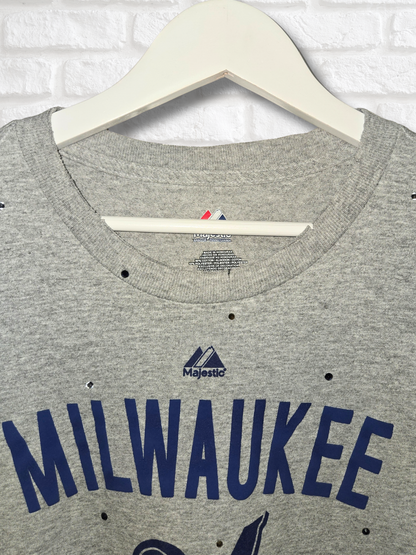 Milwaukee Brewers Crop Top- XL