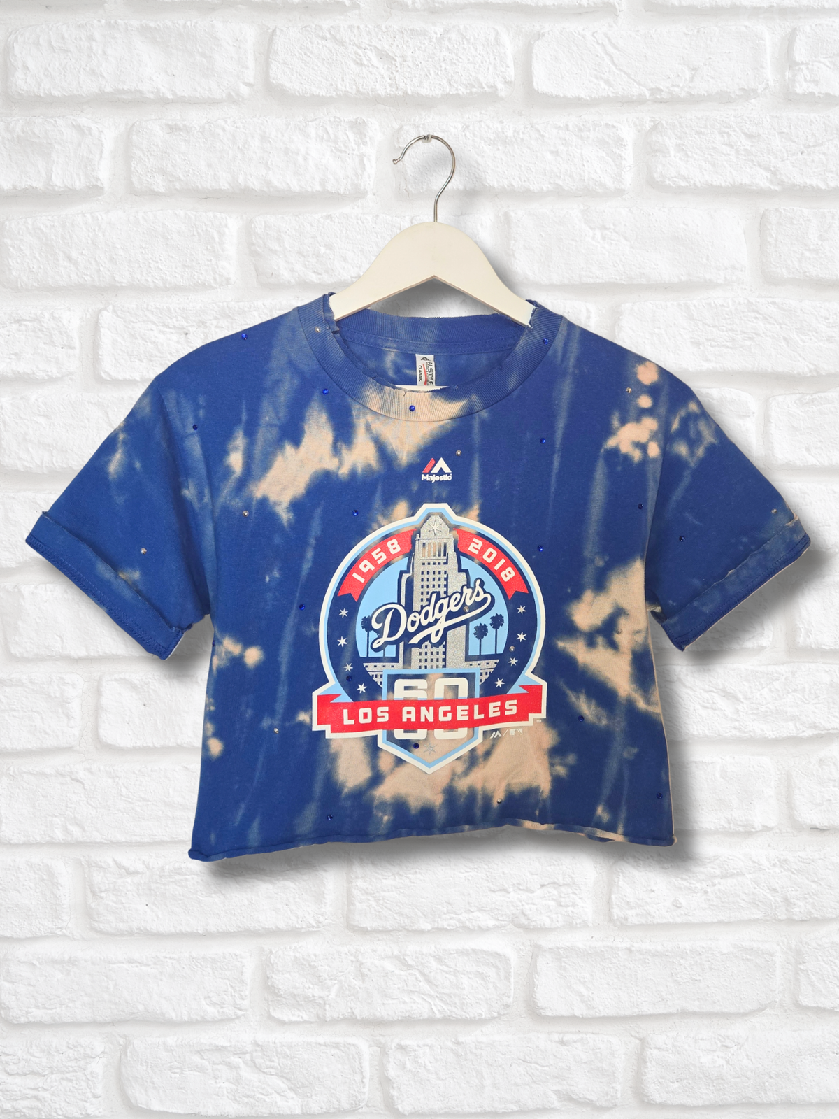 Los Angeles Dodgers Crop Top  - Small