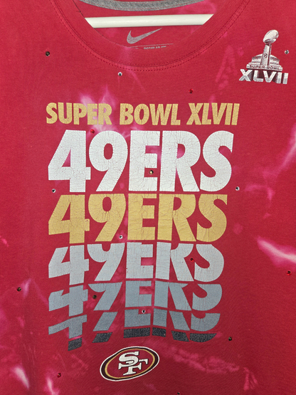 San Francisco 49ers Crop Top- XL