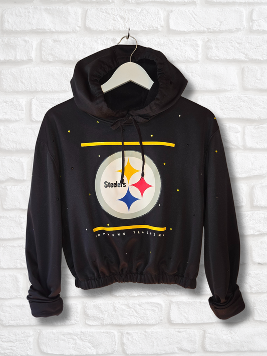 Pittsburgh Steelers Crop Hoodie