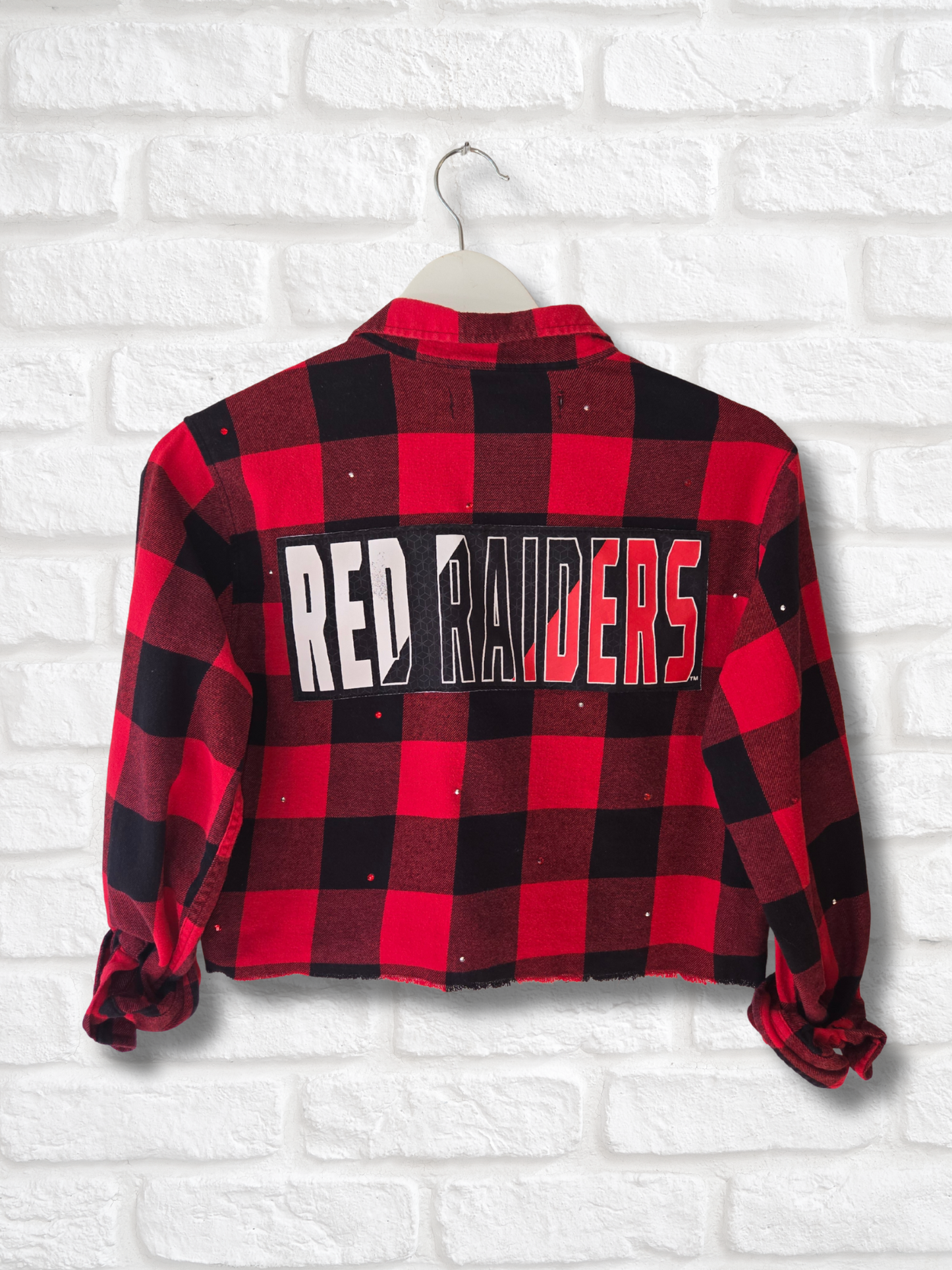 Texas Tech Red Raiders Crop Flannel
