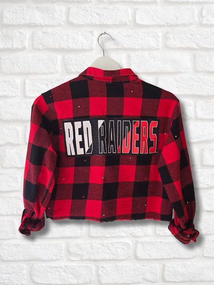 Texas Tech Red Raiders Crop Flannel