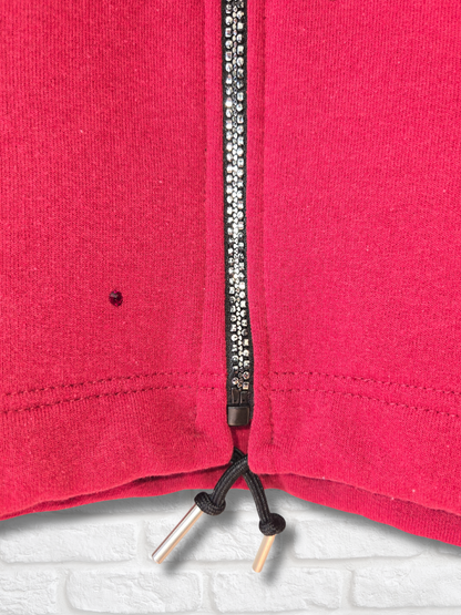 San Francisco 49ers Crop Zip-Up Sweatshirt