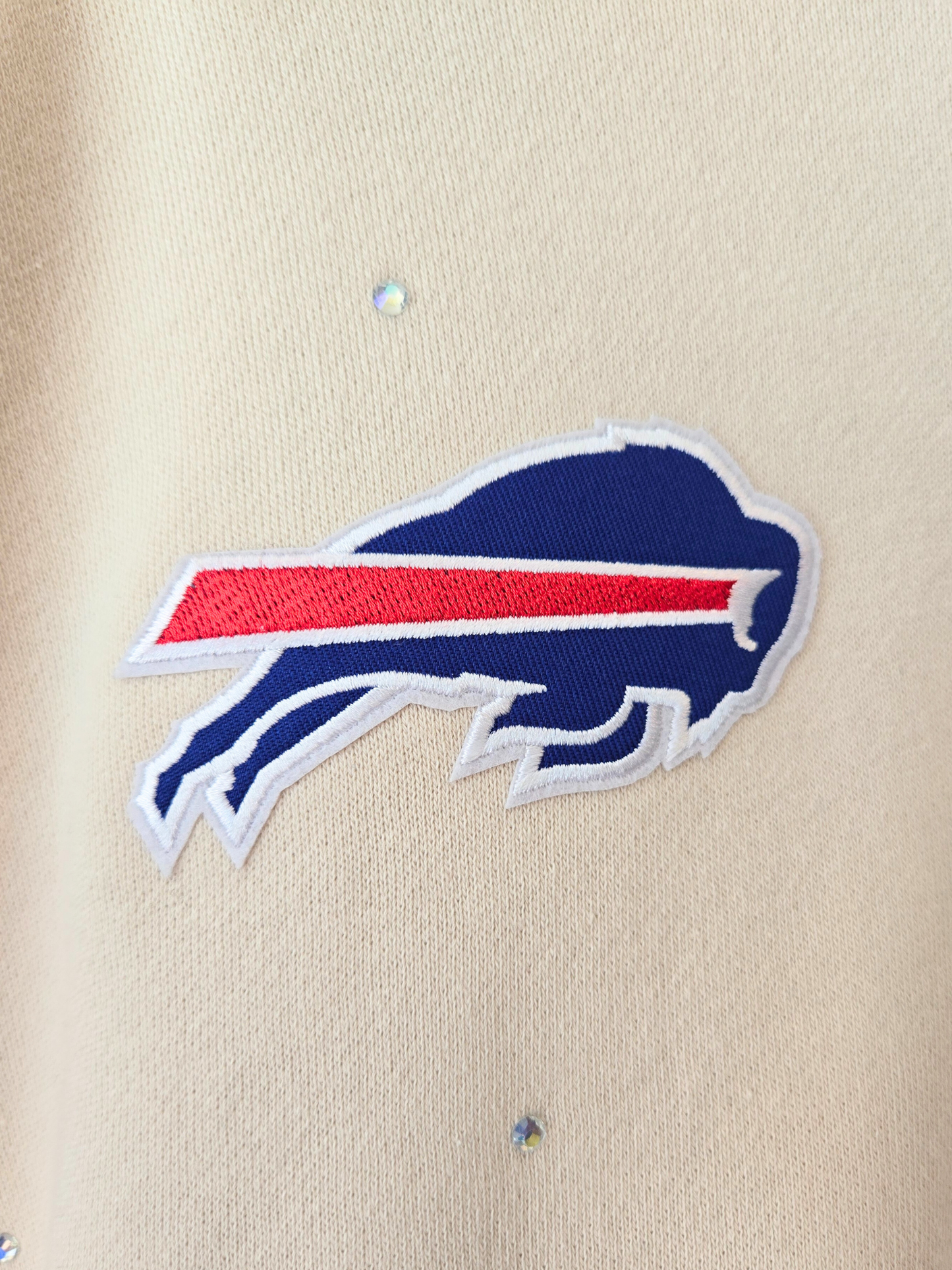 Buffalo Bills Crop Zip-Up Sweatshirt